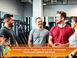 Rencana Latihan Mingguan Gym untuk Membangun Otot Secara Optimal dan Aman
